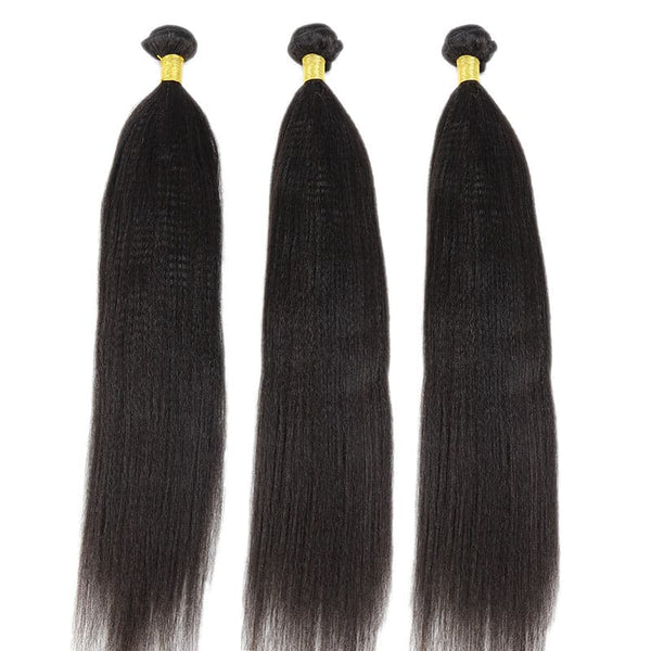 Light Yaki Straight Human Hair Bundles