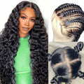 Upgraded Full Lace Wig (All Lace No Mesh) Super Pre-plucked Swiss Lace Human Hair Wig with Invisible Strap Loose Wave