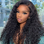“Mini-Knotless” 9X6 Drawstring Swiss Lace Wig - Water Wave