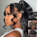 370 Fitted Cap Swiss Lace Body Wave With Invisible Adjustable Strap