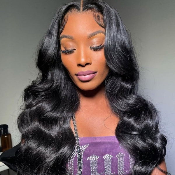 Wear & Go 6x4 Pre-Cut Swiss Lace Glueless Wig - Body Wave