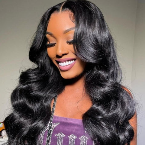 Wear & Go 6x4 Pre-Cut Swiss Lace Glueless Wig - Body Wave