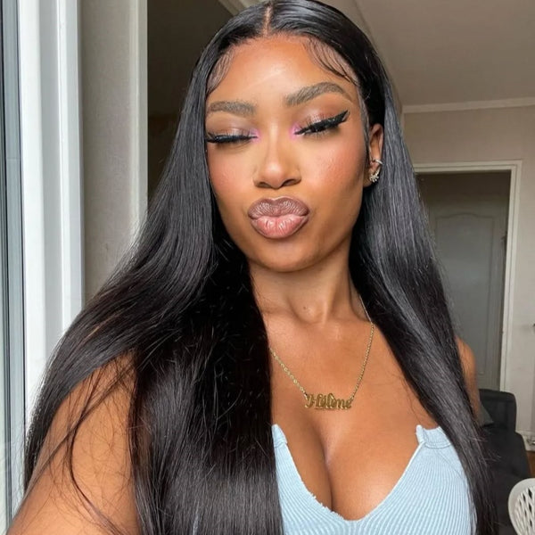 Wear & Go 6x4 Pre-Cut Swiss Lace Glueless Wig - Straight