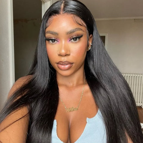 Wear & Go 6x4 Pre-Cut Swiss Lace Glueless Wig - Straight