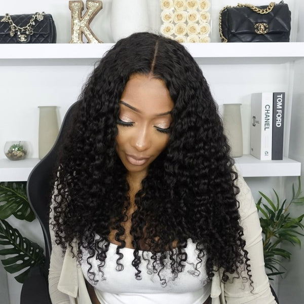 Wear & Go 6x4 Pre-Cut Swiss Lace Glueless Wig - Burmese Curls