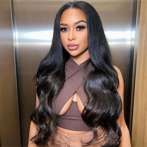 Upgraded "Mini Knotless" Full Lace/Whole Lace No Mesh Body Wave Wig