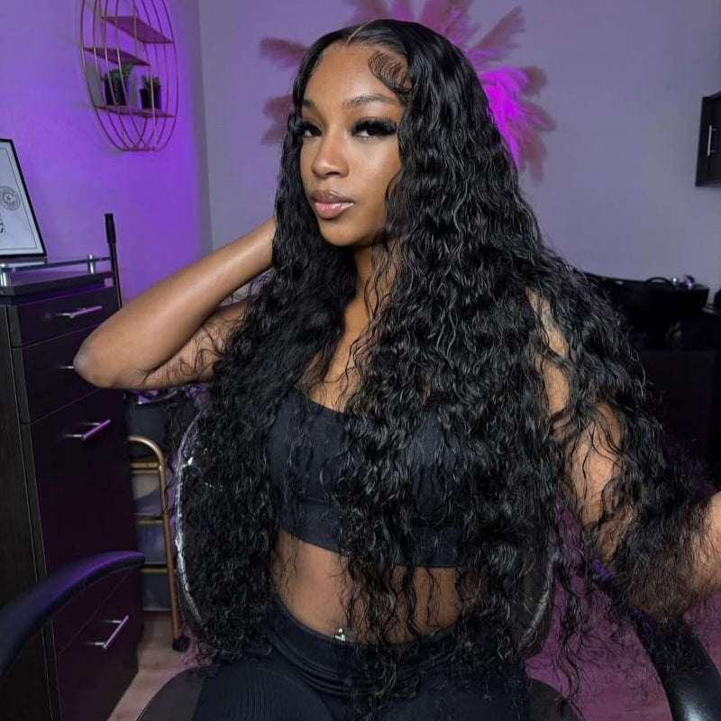 6x6/7X7 Closure HD Lace Water Wave Wig