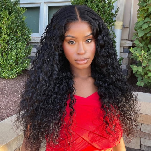Wear & Go 6x4 Pre-Cut Swiss Lace Glueless Wig - Water Wave