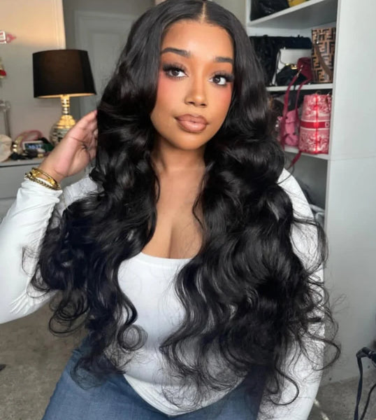 Upgraded "Mini Knotless" Full Lace/Whole Lace No Mesh Body Wave Wig