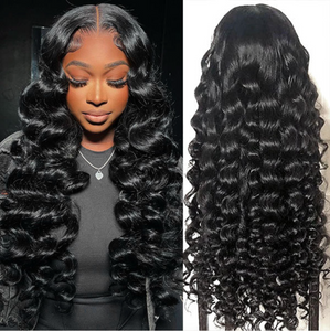 "Mini Knotless"13X6 SUPER Pre-Plucked Custom Hairline Wand Curl Wig