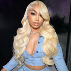 Full Lace Pre-plucked Hairline 613 Blonde Wigs