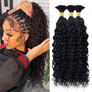Water Wave Bulk Hair Bundles