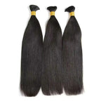 Light Yaki Straight Bulk Hair Bundles