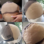 Full Lace Straight Bob Wig WIth Full  Fake Scalp Wigs