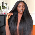 5X5/13x4/13X6 HD Lace Pre-plucked Hairline 32 Inches Extra-Long Wig-Kinky Straight