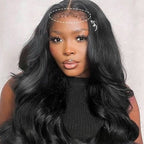 Natural Edge Skin Melt Lace Frontal Wig Body Wave