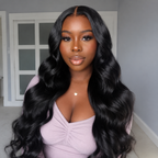 CLEAR LACE Swiss Lace LONG 13x6 Body Wave Lace Wig