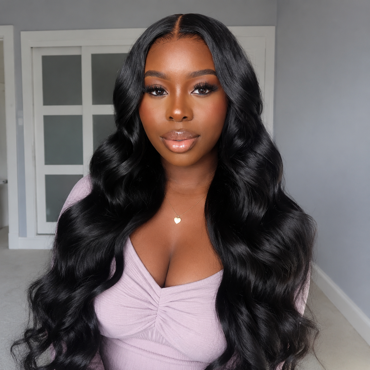 CLEAR LACE Swiss Lace LONG 13x6 Body Wave Lace Wig