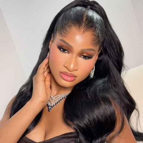 Lagos Hairline 360 Lace “Mini-Knotless” Swiss Lace With Invisible Adjustable Strap - Body Wave