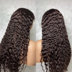 "Mini Knotless" 13x6 HD Lace Super Pre-Plucked Custom Hairline High Density Brown Curly Wig