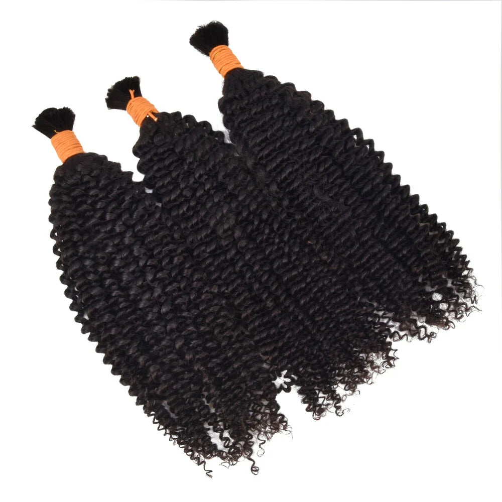 Kinky Curly Bulk Hair Bundles