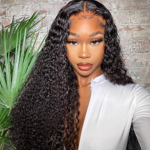 Glueless Air Cap "Mini Knotless" 5X5/13X6 HD Lace Front Wig Curly
