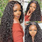 13x4/13x6/360 Lace Front Transparent Lace Pre-Plucked Hairline Burmese Curly Human Hair Wig