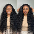 Glueless Air Cap "Mini Knotless" 5X5/13X6 HD Lace Front Wig Loose Wave