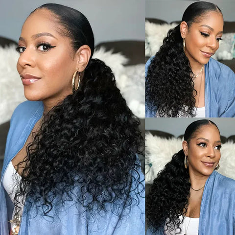 Upgraded "Mini Knotless" Full Lace/Whole Lace No Mesh Wig Water Wave