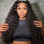 “Mini-Knotless” 9X6 Drawstring Swiss Lace Wig - Deep Wave
