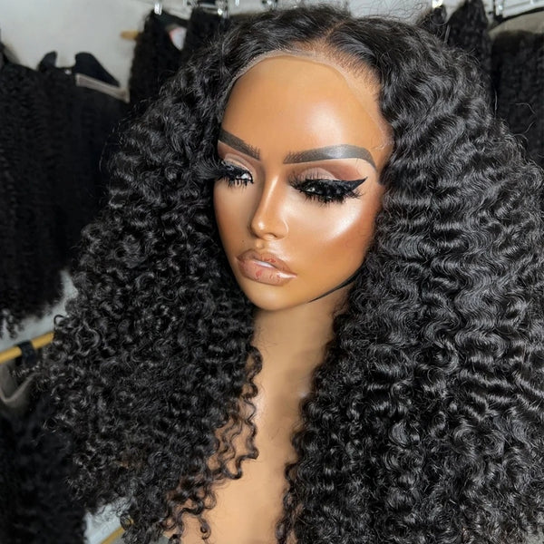 "Mini Knotless" 13X6 HD Lace Front 250% Density Wig - Burmese Curls BOB