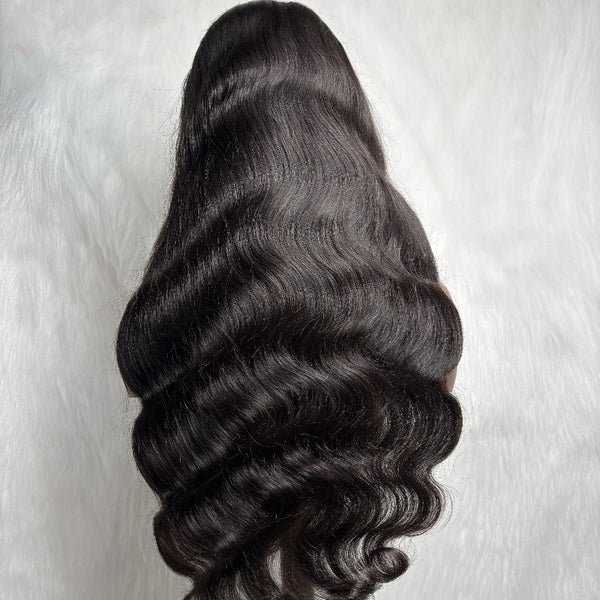 New CLEAR LACE Swiss Lace LONG 13x6 Body Wave Lace Wig