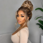 370 Fitted Cap Swiss Lace Ombre Colored Wig With Invisible Adjustable Strap