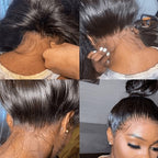 Swiss Lace Full Lace SUPER Pre-Plucked Human Hair Highlight Wig with INVISIBLE ADJUSTABLE STRAP