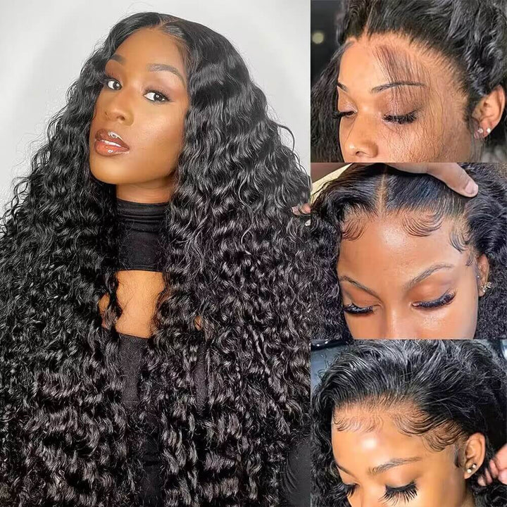 5X5/13x4/13X6 HD Lace Pre-plucked Hairline 32 Inches Extra-Long Wig-Water Wave