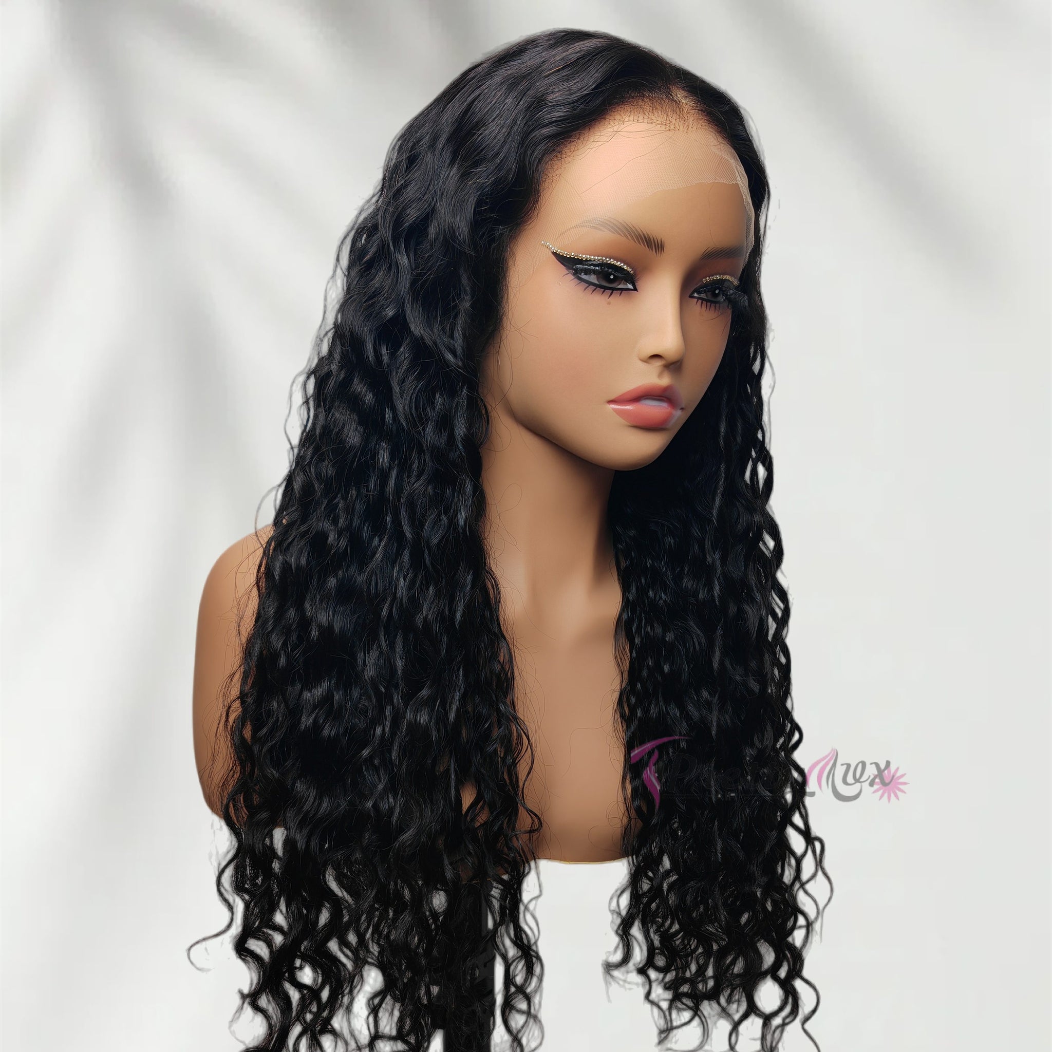 370 Fitted Cap Swiss Lace Indian Wave With Invisible Adjustable 
