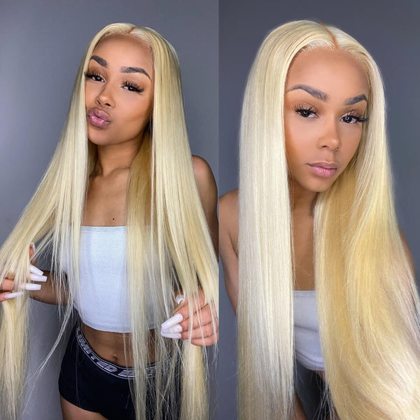 Full Lace Pre-plucked Hairline 613 Blonde Wigs