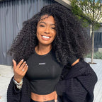Glueless Air Cap "Mini Knotless" 5X5/13X6 HD Lace Front Wig Kinky Curly