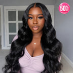 CLEAR LACE Swiss Lace LONG 13x6 Body Wave Lace Wig