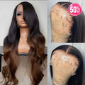 SUPER Pre-Plucked  Ombre Brown Lace Wig