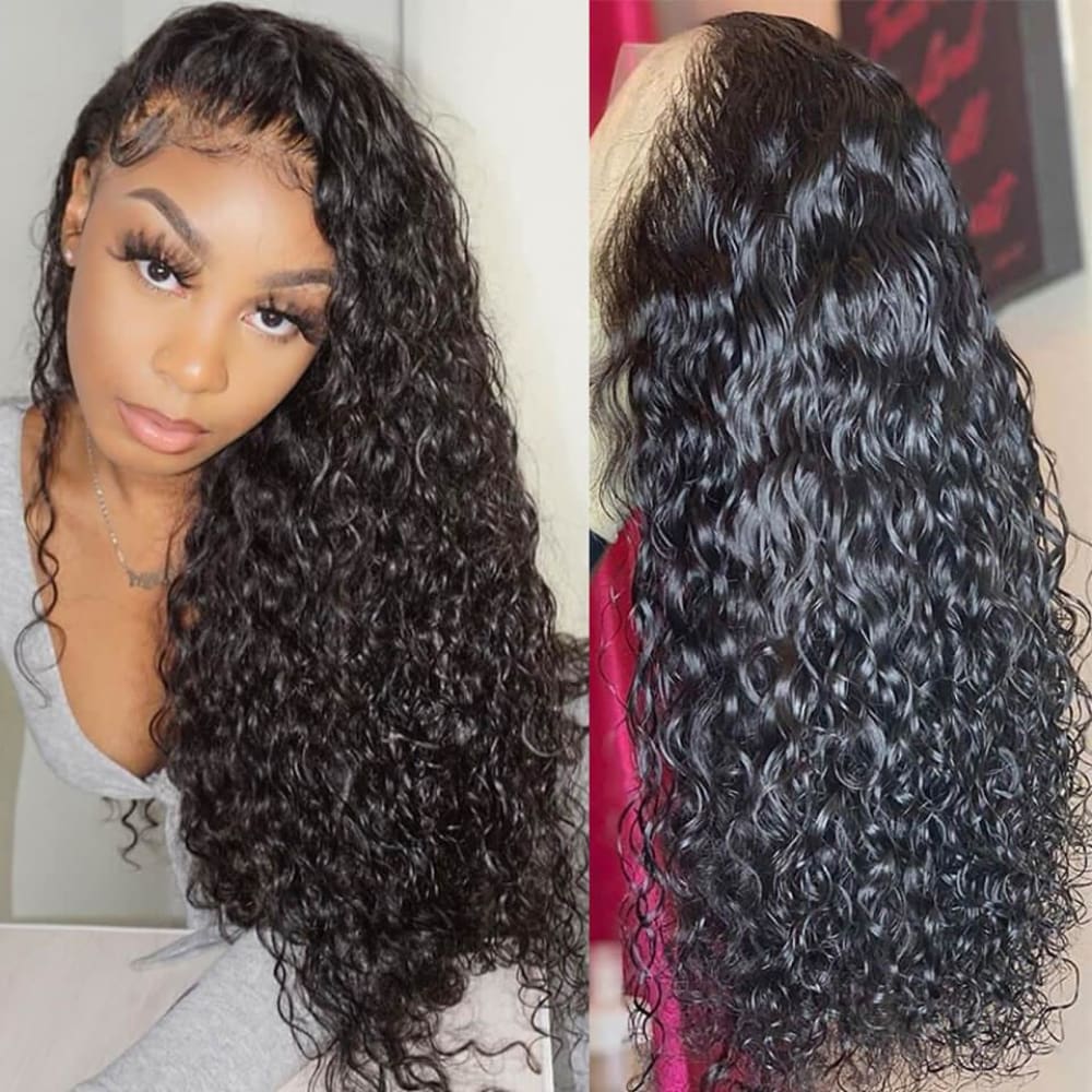 Glueless Air Cap "Mini Knotless" 5X5/13X6 HD Lace Front Wig Water Wave