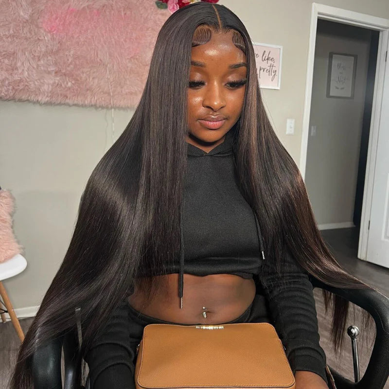 5X5/13x4/13X6 HD Lace Pre-plucked Hairline 32 Inches Extra-Long Wig-Straight