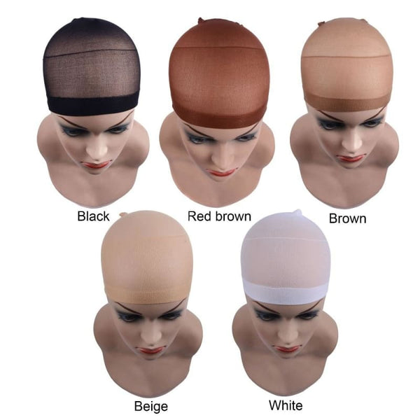 2 Pieces/Pack Stretch Mesh Wig Cap