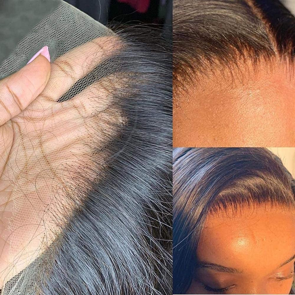 SUPER Pre-Plucked Swiss Lace Custom Hairline Yaki Straight Lace Wig