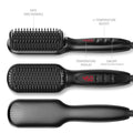Anti Scald Ionic Ceramic Straightener Brush - US