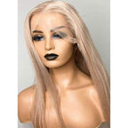 Ash Blonde Transparent 13x6 Straight Lace Front Wig