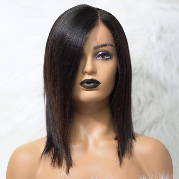 Blunt Cut Bob Wig Lace Front Straight Bob Wigs