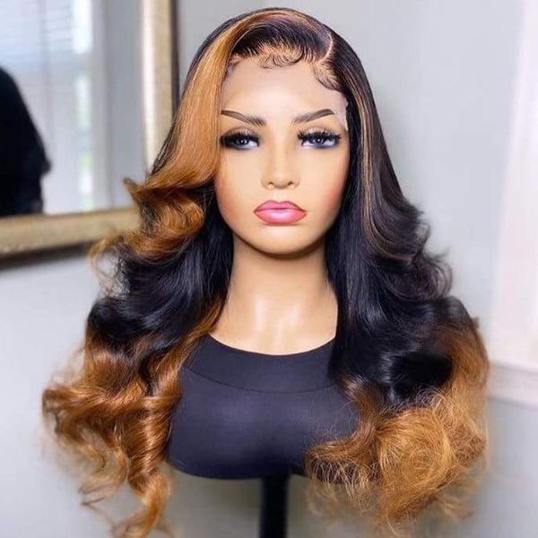 Body Wave Highlight 13X6 Lace Front Wig