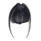 Clip In Bang Human Hair Air Bang - Natural Black