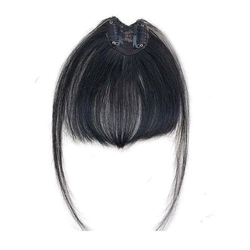 Clip In Bang Human Hair Air Bang - Natural Black